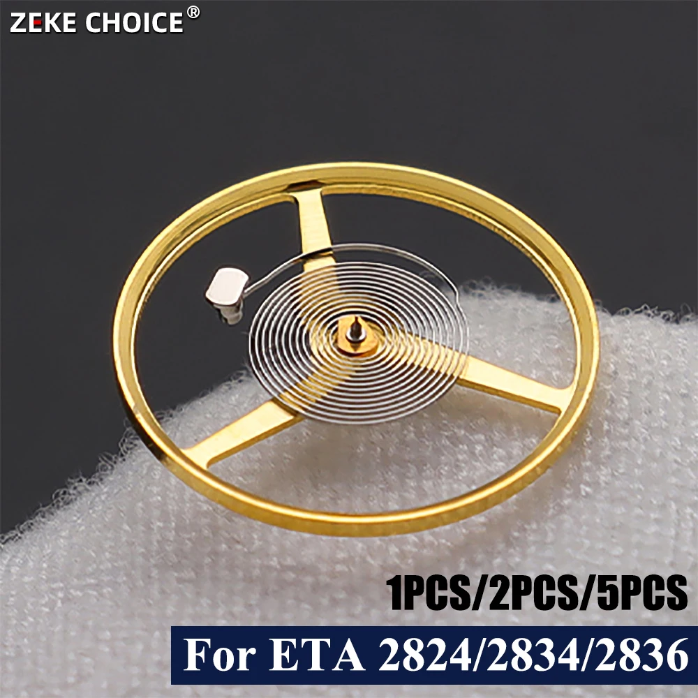 1pcs Watch Movement Accessories for ETA 2824 2834 2836 Gold Balance Wheel with Hairspring, 10PCS Repair Tools for Watchmaker
1pcs Watch Movement Accessories for ETA 2824 2834 2836 Gold Balance Wheel with Hairspring, 10PCS Repair Tools for Watchmaker