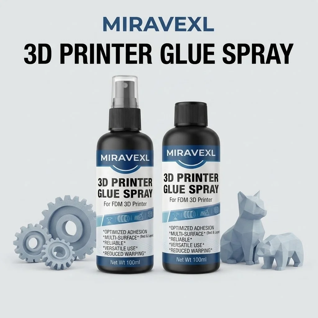 3D Printer Bed Adhesive Spray, Anti-Warping Release Agent, Strong Grip Quick Dry, Residue-Free for PLA ABS PETG Filament
3D Printer Bed Adhesive Spray, Anti-Warping Release Agent, Strong Grip Quick Dry, Residue-Free for PLA ABS PETG Filament
