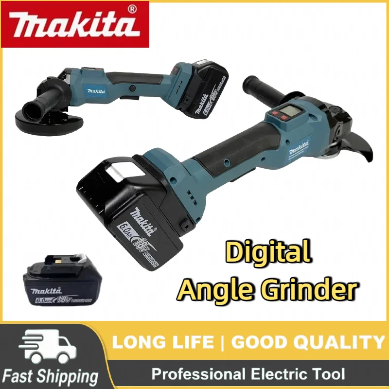 Бесщеточная угловая шлифовальная машина Makita с цифровым дисплеем, электрическая шлифовально-полировальная машина, электроинструмент для DIY, 18В
Бесщеточная угловая шлифовальная машина Makita с цифровым дисплеем, электрическая шлифовально-полировальная машина, электроинструмент для DIY, 18В