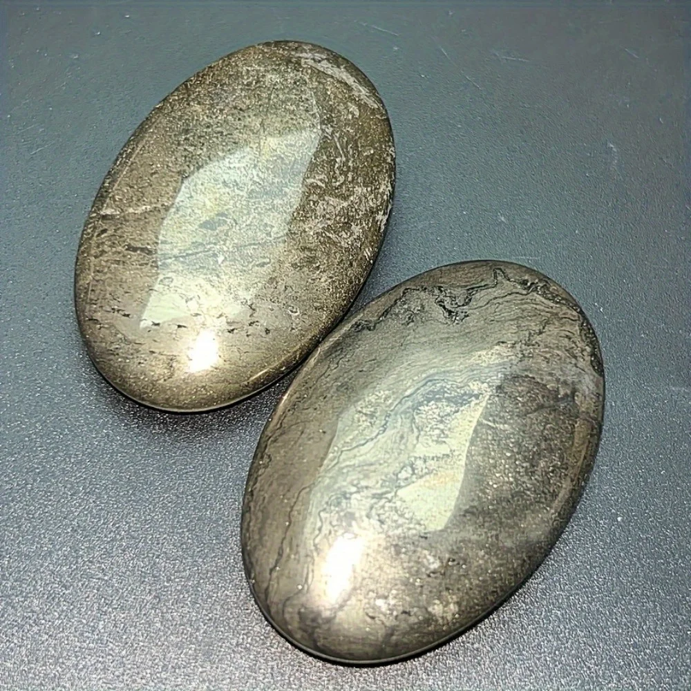 1pc Natural Pyrite Oval Shaped Ornaments - Polished Raw Stones for Home & Office Decor, Elegant Jewelry Gift, Perfect for Living
1pc Natural Pyrite Oval Shaped Ornaments - Polished Raw Stones for Home & Office Decor, Elegant Jewelry Gift, Perfect for Living