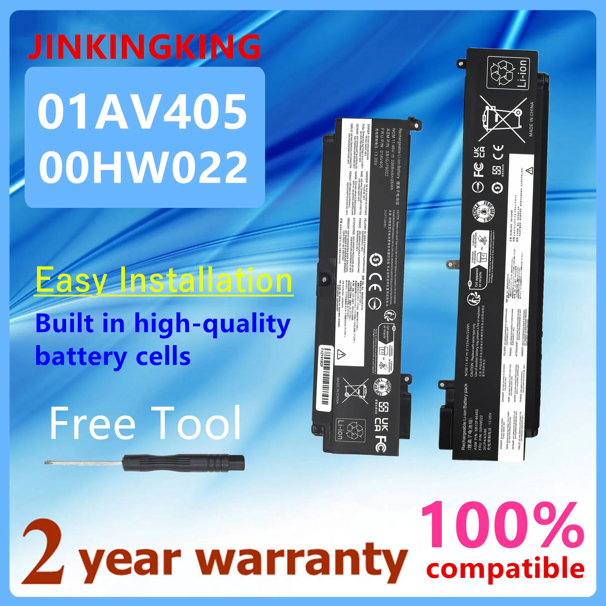 Laptop battery For Lenovo ThinkPad T460s T470s 00HW022 01AV405
Laptop battery For Lenovo ThinkPad T460s T470s 00HW022 01AV405