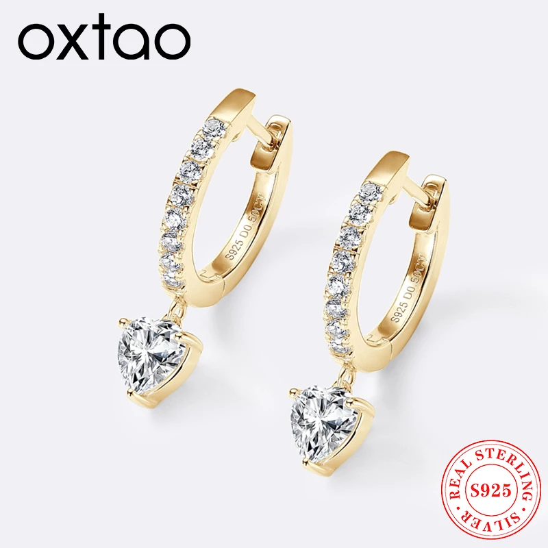 Серьги-кольца OXTAO Hoop D с муассанитом и сертификатом для женщин, серьги в форме сердца, свадебные украшения, подарок, серебро 925 пробы
Серьги-кольца OXTAO Hoop D с муассанитом и сертификатом для женщин, серьги в форме сердца, свадебные украшения, подарок, серебро 925 пробы