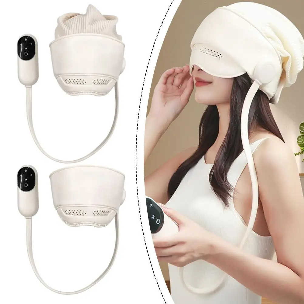 Head Eye Massager Graphene Heating Air Pressure Massage Hot Compress Relaxation Device Better Sleep Stress Relief Gift
Head Eye Massager Graphene Heating Air Pressure Massage Hot Compress Relaxation Device Better Sleep Stress Relief Gift