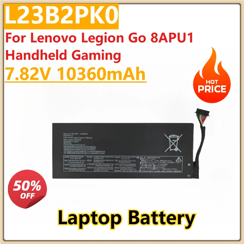 New L23B2PK0 Replacement Battery 7.82V 10360mAh for Lenovo Legion Go 8APU1 Handheld Gaming
New L23B2PK0 Replacement Battery 7.82V 10360mAh for Lenovo Legion Go 8APU1 Handheld Gaming
