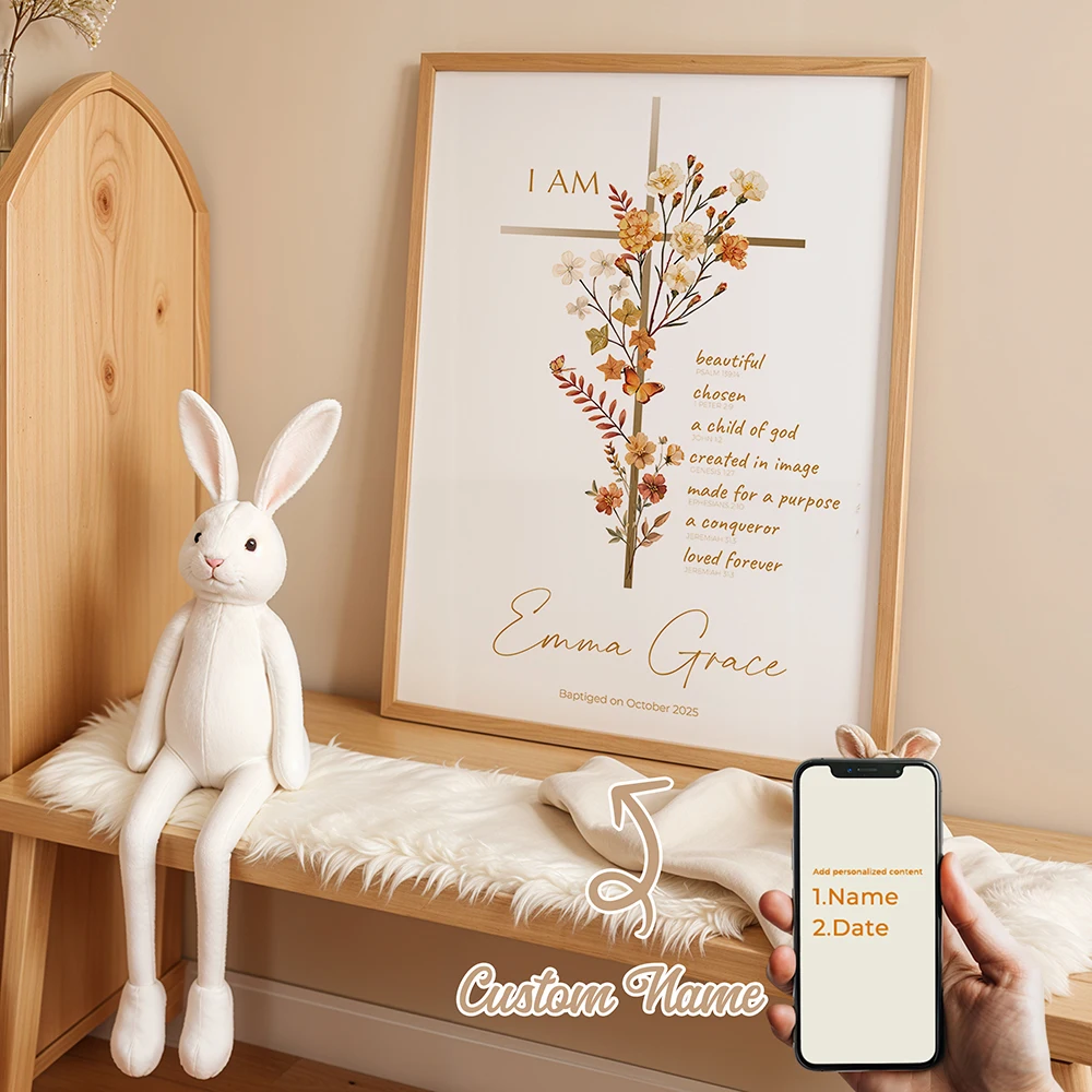 Personalized Christian Flower Cross Custom Wall Art Printmaking Canvas Painting Poster Picture Living Room Home Decoration
Personalized Christian Flower Cross Custom Wall Art Printmaking Canvas Painting Poster Picture Living Room Home Decoration