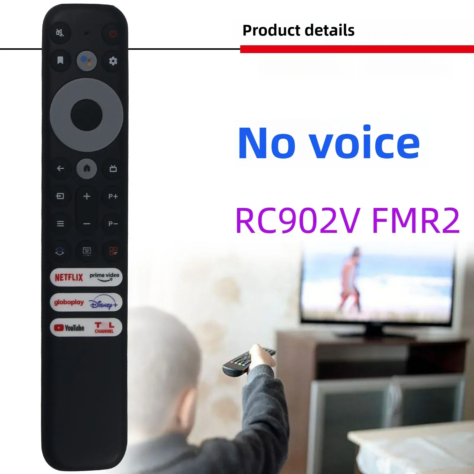 New Remote Control RC902V FMR2 Suitable for TCL 8K Qled Smart TV 50P725G 55C728 75C728 X925PRO 65X925 IFFALCON 75H720 No Voice
New Remote Control RC902V FMR2 Suitable for TCL 8K Qled Smart TV 50P725G 55C728 75C728 X925PRO 65X925 IFFALCON 75H720 No Voice