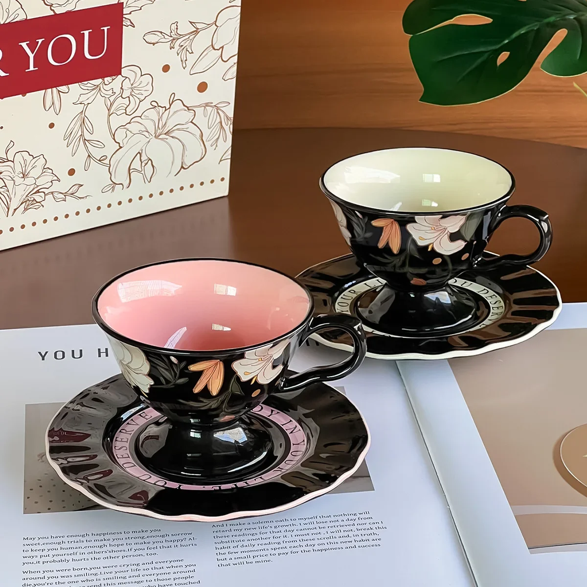 Ретро-куля, блюдце, чашка для завтрака Lily, блюдце, высокоценное цветочное французское блюдце для послеобеденного чая, блюдце для кофе латте, 200 мл
Ретро-куля, блюдце, чашка для завтрака Lily, блюдце, высокоценное цветочное французское блюдце для послеобеденного чая, блюдце для кофе латте, 200 мл