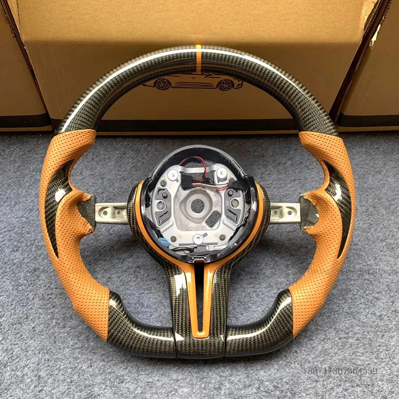 Carbon fiber Pattern LED Steering Wheel Fit For BMW F10 F11 F20 F21 F30 F31 F32 F33 F22 F25 F34 F36 F01 F23 F06 F07 F12M5
Carbon fiber Pattern LED Steering Wheel Fit For BMW F10 F11 F20 F21 F30 F31 F32 F33 F22 F25 F34 F36 F01 F23 F06 F07 F12M5