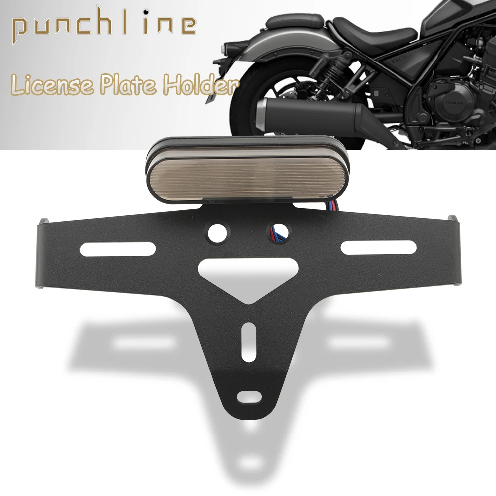 For Rebel 1100 CMX 1100 CM 1100 Rebel 500 S CMX 500 S CM 500 500S License Plate Holder
For Rebel 1100 CMX 1100 CM 1100 Rebel 500 S CMX 500 S CM 500 500S License Plate Holder