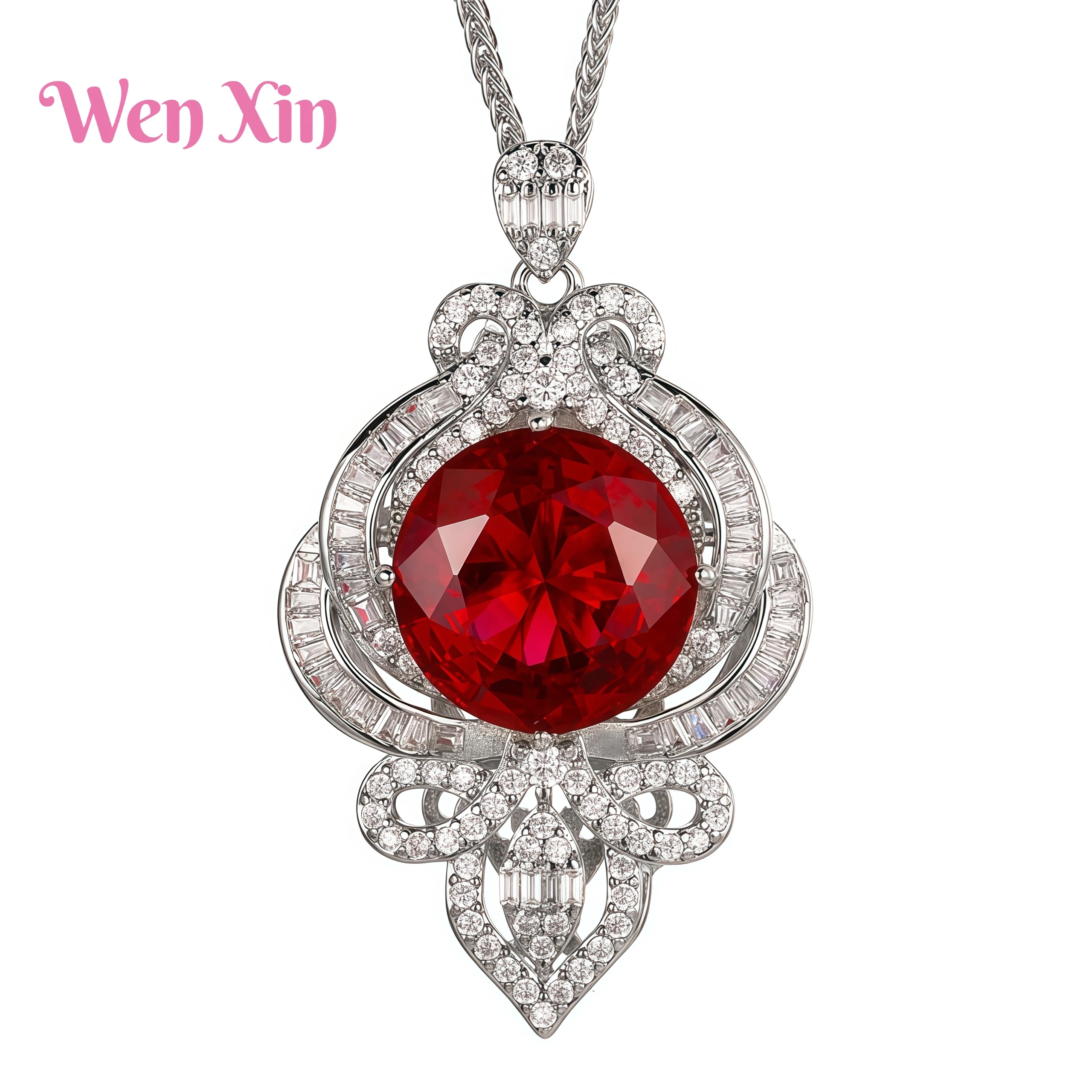 WENXIN Brand MUSHAN MCT New High Quality Necklace Temperament Dragon Fruit Color Light Luxury Pendant Necklace Accessories
WENXIN Brand MUSHAN MCT New High Quality Necklace Temperament Dragon Fruit Color Light Luxury Pendant Necklace Accessories