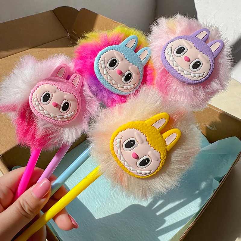 Sweet girl cartoon Labubu ballpoint pen ugly and cute with braids, dopamine-rich, neutral pen, journal pen
Sweet girl cartoon Labubu ballpoint pen ugly and cute with braids, dopamine-rich, neutral pen, journal pen