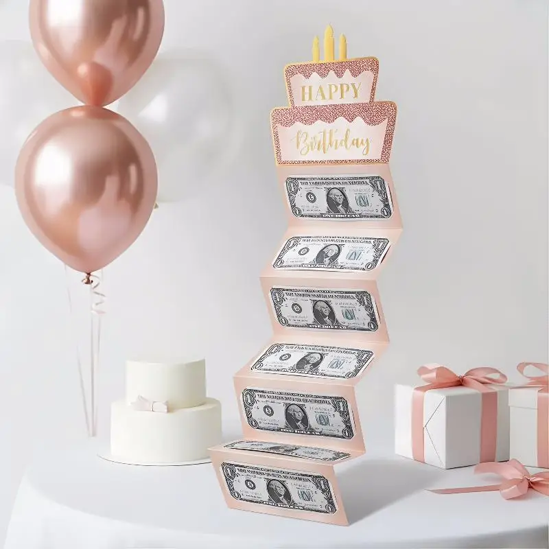 2026 NEW Creative Birthday Money Envelope 7 Slots Folding Cash Holder Greeting Card Gift Box Party Present Supplies For Youth
2026 NEW Creative Birthday Money Envelope 7 Slots Folding Cash Holder Greeting Card Gift Box Party Present Supplies For Youth