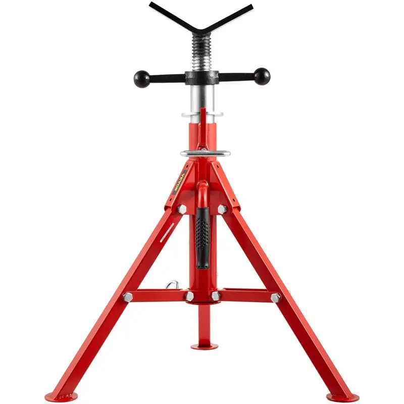 Free Shipping-Steel Tube Support Jack 1/8"-12" Capacity For Pipe Welding Cutting Threading, 24"-42" Adjustable Height 2500 lb Load Capacity Folding Carbon Steel Body Portable V-Head Stand
Free Shipping-Steel Tube Support Jack 1/8"-12" Capacity For Pipe Welding Cutting Threading, 24"-42" Adjustable Height 2500 lb Load Capacity Folding Carbon Steel Body Portable V-Head Stand
