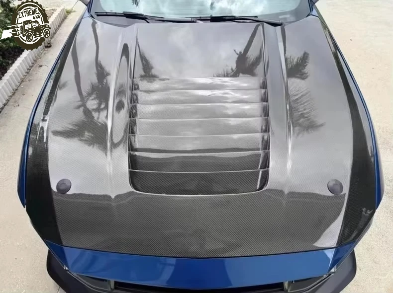 Carbon Fiber Engine Hood for Ford Mustang Model Carbon Fiber Bumper
Carbon Fiber Engine Hood for Ford Mustang Model Carbon Fiber Bumper