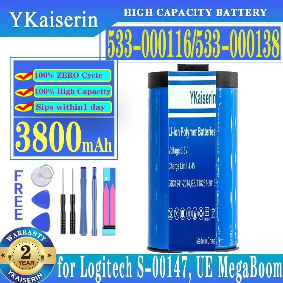 Аккумулятор ykaisin 3800 мАч 533-000116, 533-000138 для Logitech S-00147, UE MegaBoom BATTERIJ + Track NO
Аккумулятор ykaisin 3800 мАч 533-000116, 533-000138 для Logitech S-00147, UE MegaBoom BATTERIJ + Track NO