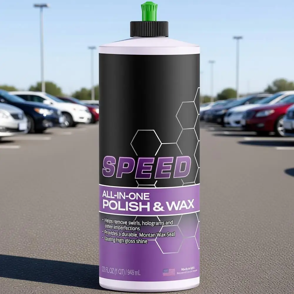 Универсальное средство для полировки и нанесения воска – удалитель царапин и следов вращения, защитное покрытие для лакокрасочных покрытий – высокий блеск, легкое нанесение – 946 мл – Произведено
Универсальное средство для полировки и нанесения воска – удалитель царапин и следов вращения, защитное покрытие для лакокрасочных покрытий – высокий блеск, легкое нанесение – 946 мл – Произведено