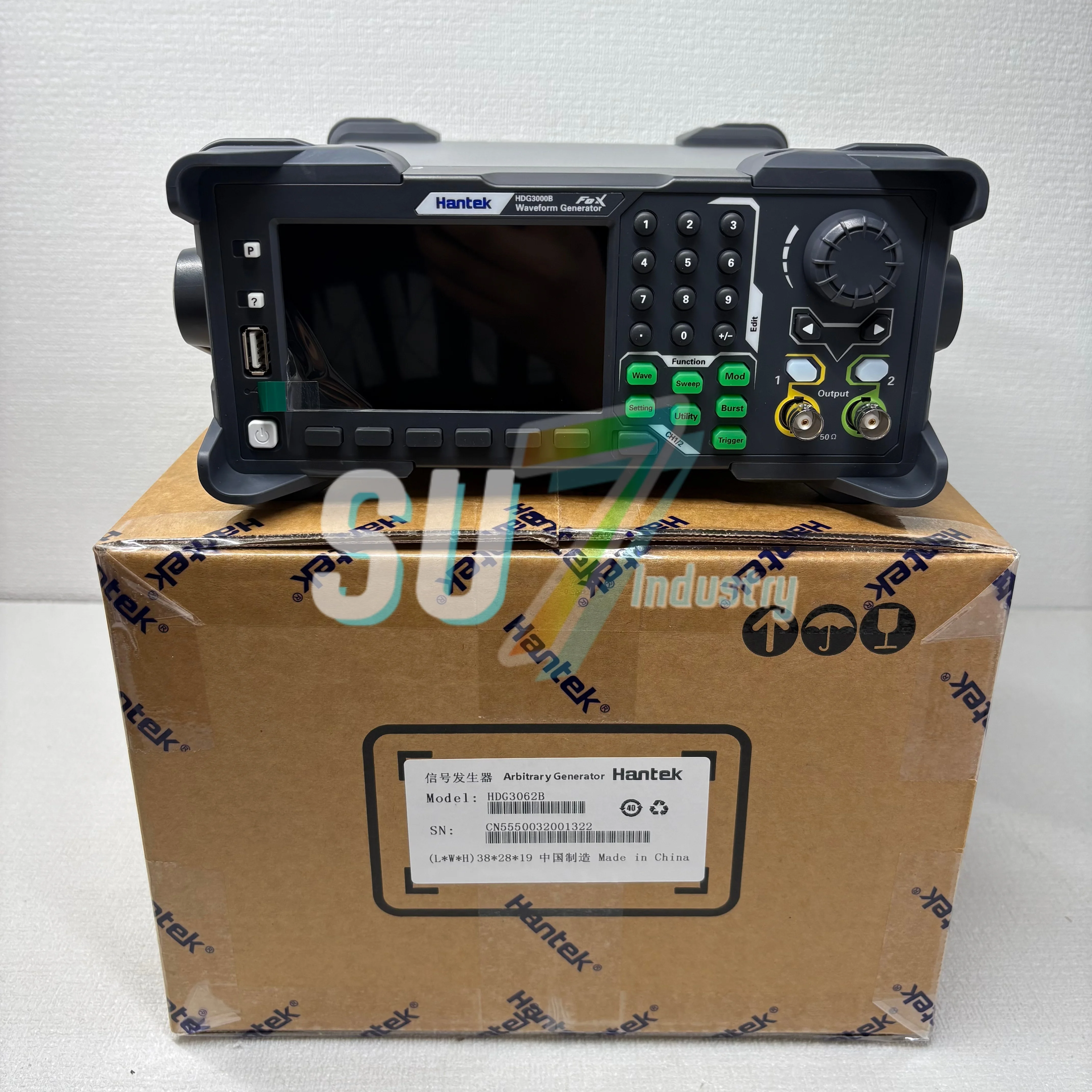 Новый оригинальный генератор сигналов произвольной формы HDG3062B
Новый оригинальный генератор сигналов произвольной формы HDG3062B