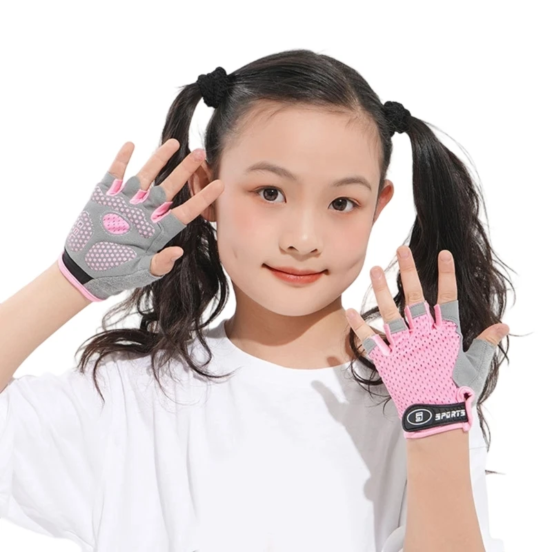 Breathable Half Finger Gloves Shock Absorbing Palms Protective Gloves For Child Y166
Breathable Half Finger Gloves Shock Absorbing Palms Protective Gloves For Child Y166