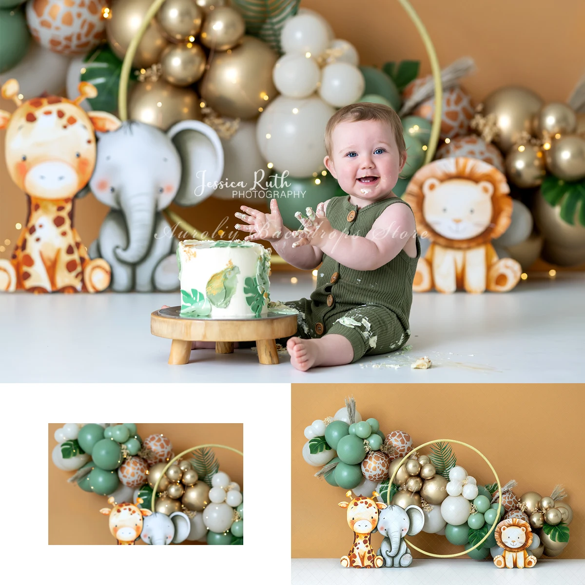 Animal World Backgrounds Cake Smash Kids Adult Photography Props Child Baby Decors Jungle Elephant Lion Giraffe Photo Backdrops
Animal World Backgrounds Cake Smash Kids Adult Photography Props Child Baby Decors Jungle Elephant Lion Giraffe Photo Backdrops