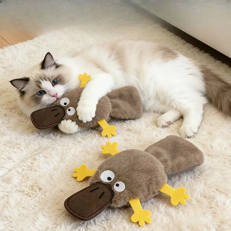 Cat Toys Self-Hi Boredom Relief Artifact Catnip Platypus Felt Sound Paper Grinding Teeth Grinding Teeth Stick Tease Cat Toys
Cat Toys Self-Hi Boredom Relief Artifact Catnip Platypus Felt Sound Paper Grinding Teeth Grinding Teeth Stick Tease Cat Toys