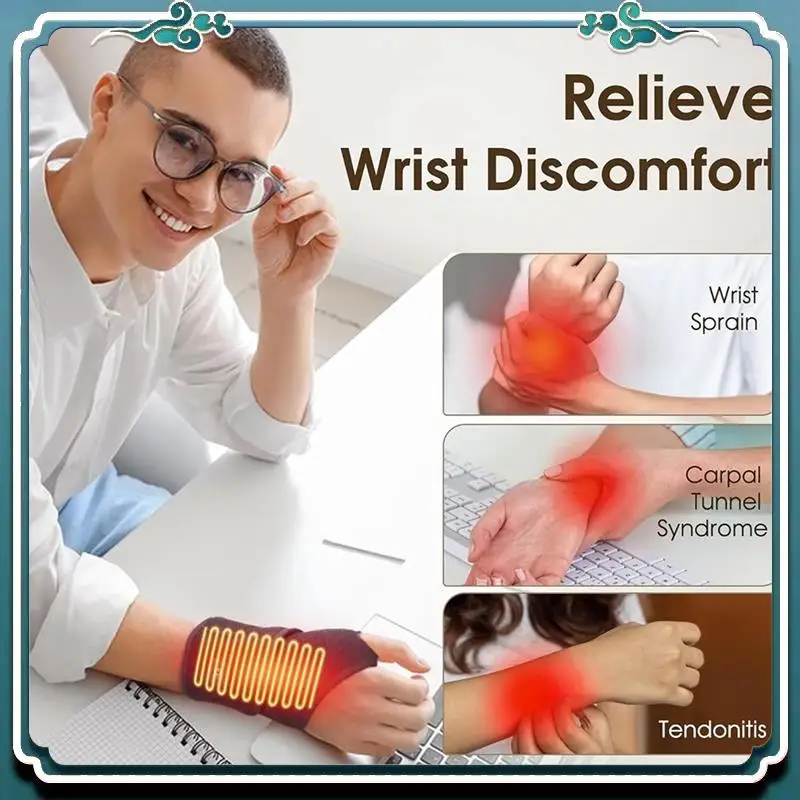 Sport Electric Tendon Sheath Wrist Brace Heating Vibration Massage Support Belt For Arthritis Joint Injury Wrist Thermal
Sport Electric Tendon Sheath Wrist Brace Heating Vibration Massage Support Belt For Arthritis Joint Injury Wrist Thermal