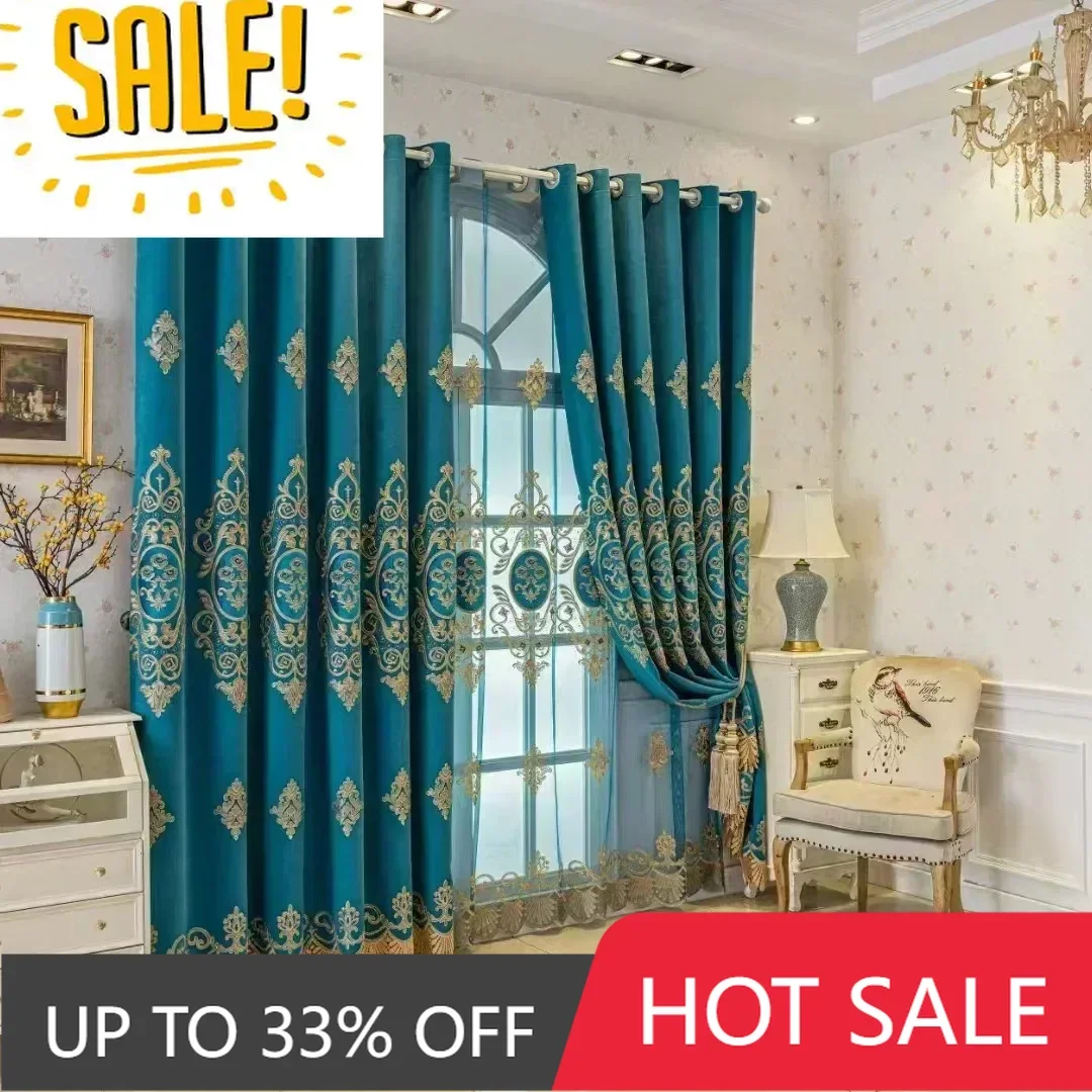 European Luxury Palace Brown Chenille Luxury Curtains for Living Room Bedroom Dining Custom Size Blackout Valance Tulle Decor
European Luxury Palace Brown Chenille Luxury Curtains for Living Room Bedroom Dining Custom Size Blackout Valance Tulle Decor