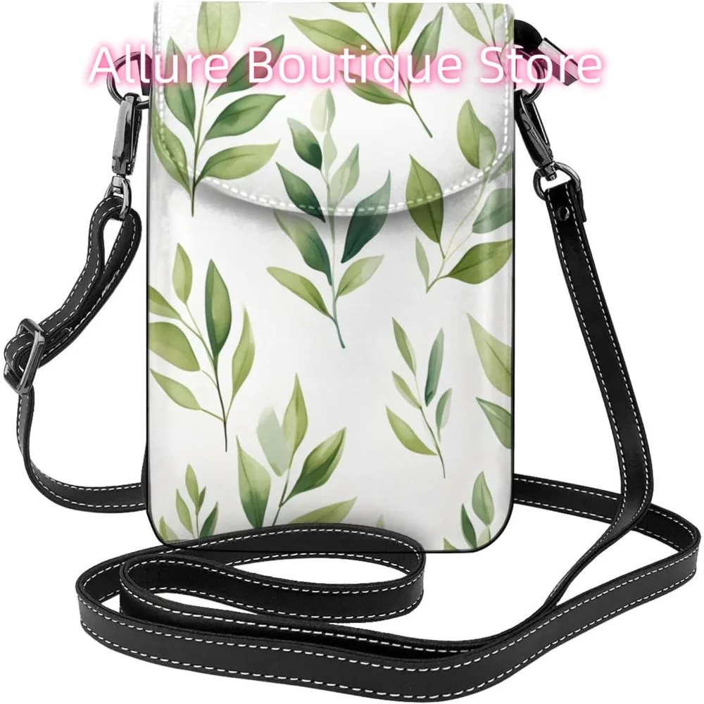 Женская сумка через плечо с забавным листом и растением из искусственной кожи, маленькая дорожная сумка для мобильного телефона, легкий мини-кошелек для телефона, кошелек Cr 
Женская сумка через плечо с забавным листом и растением из искусственной кожи, маленькая дорожная сумка для мобильного телефона, легкий мини-кошелек для телефона, кошелек Cr
