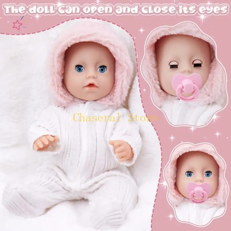 E7CE Multifunctional Charm Playmatea Baby Doll Soft Materials with Realistic Eyes Portable for Kids Aged 18 Months Up
E7CE Multifunctional Charm Playmatea Baby Doll Soft Materials with Realistic Eyes Portable for Kids Aged 18 Months Up