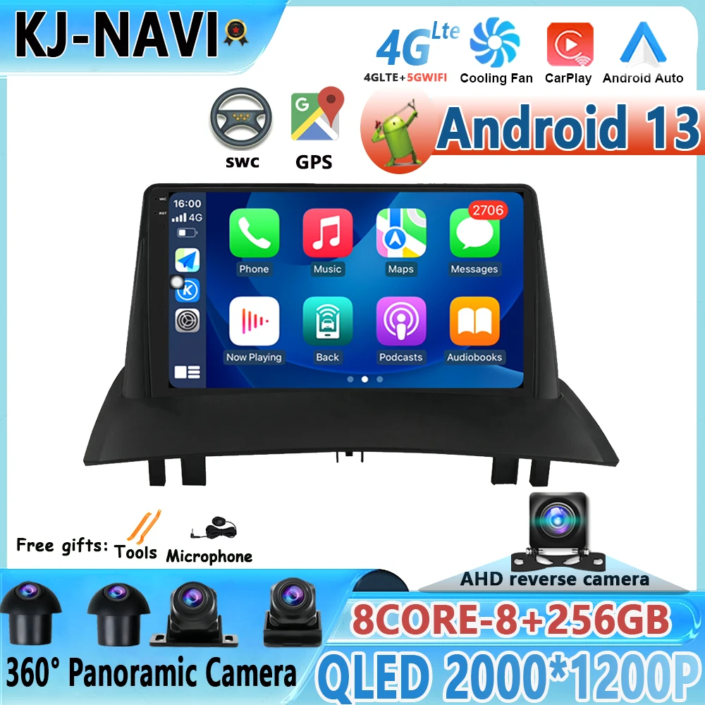 For Renault Megane 2 2002-2009 Android 13 Carplay Auto Car Radio Multimedia Video Player Navigation GPS WIFI DSP 2 Din 2Din DVD
For Renault Megane 2 2002-2009 Android 13 Carplay Auto Car Radio Multimedia Video Player Navigation GPS WIFI DSP 2 Din 2Din DVD