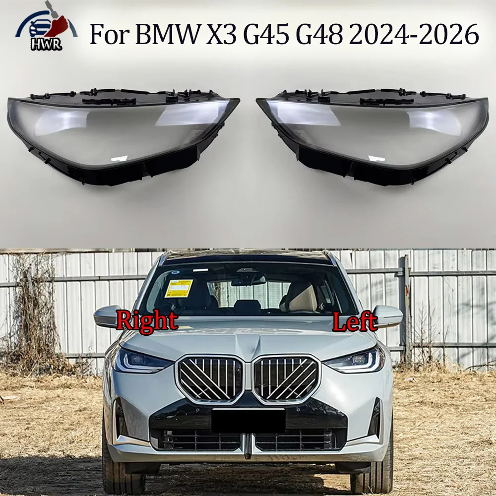 For BMW X3 G45 G48 2024 2025 2026 Front Headlamp Cover Lamp Shade Headlight Shell Lens Plexiglass Replace Original Lampshade
For BMW X3 G45 G48 2024 2025 2026 Front Headlamp Cover Lamp Shade Headlight Shell Lens Plexiglass Replace Original Lampshade
