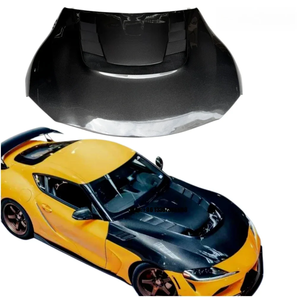 Premium New Wet Carbon Fiber Bolt-On Engine Hood in Ultra VRS Style with Bolts for GR for MK5 MKV A90 A91
Premium New Wet Carbon Fiber Bolt-On Engine Hood in Ultra VRS Style with Bolts for GR for MK5 MKV A90 A91