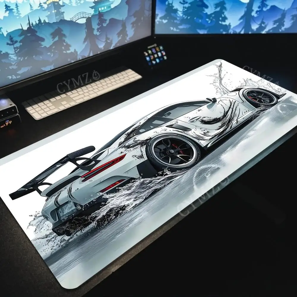 Visual Art White Sports Car Design Mouse Pad Desk Mat Non-Slip Gaming mats pc accessories keyboard mousepad Office carpet
Visual Art White Sports Car Design Mouse Pad Desk Mat Non-Slip Gaming mats pc accessories keyboard mousepad Office carpet
