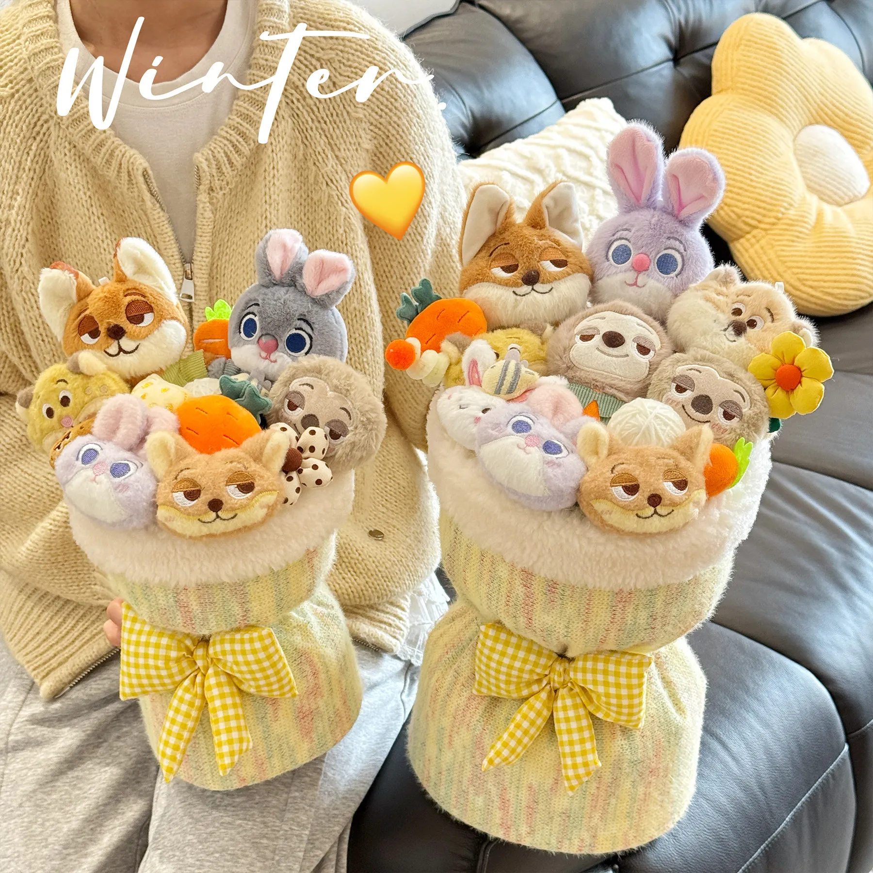 Zootopia Cute Plush Bouquet With Judy Hopps Nick Wilde Sloth Stuffed Dolls Graduation Gift For Boys Girls Valentine Present
Zootopia Cute Plush Bouquet With Judy Hopps Nick Wilde Sloth Stuffed Dolls Graduation Gift For Boys Girls Valentine Present