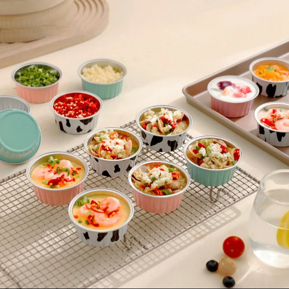 Versatile Baking Mold Pudding Cup Air Fryer Special Color Aluminum Foil Box Cake Baking Cup Round Bowl Cake Box
Versatile Baking Mold Pudding Cup Air Fryer Special Color Aluminum Foil Box Cake Baking Cup Round Bowl Cake Box