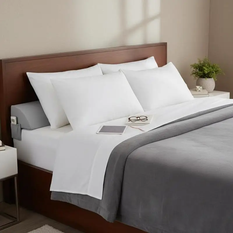 Mattress Gap Filler 76"x8"x6" King Size For Bedroom Guest Room Dormitory, 25D Foam Support Side Pocket Storage Gray Bed Wedge Pillow Accessory
Mattress Gap Filler 76"x8"x6" King Size For Bedroom Guest Room Dormitory, 25D Foam Support Side Pocket Storage Gray Bed Wedge Pillow Accessory