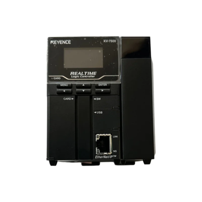KEYENCE KV-7500 Programmable Controller with Built-in CPU Unit It Is the Core Controller of a Complex Automated Production Line
KEYENCE KV-7500 Programmable Controller with Built-in CPU Unit It Is the Core Controller of a Complex Automated Production Line
