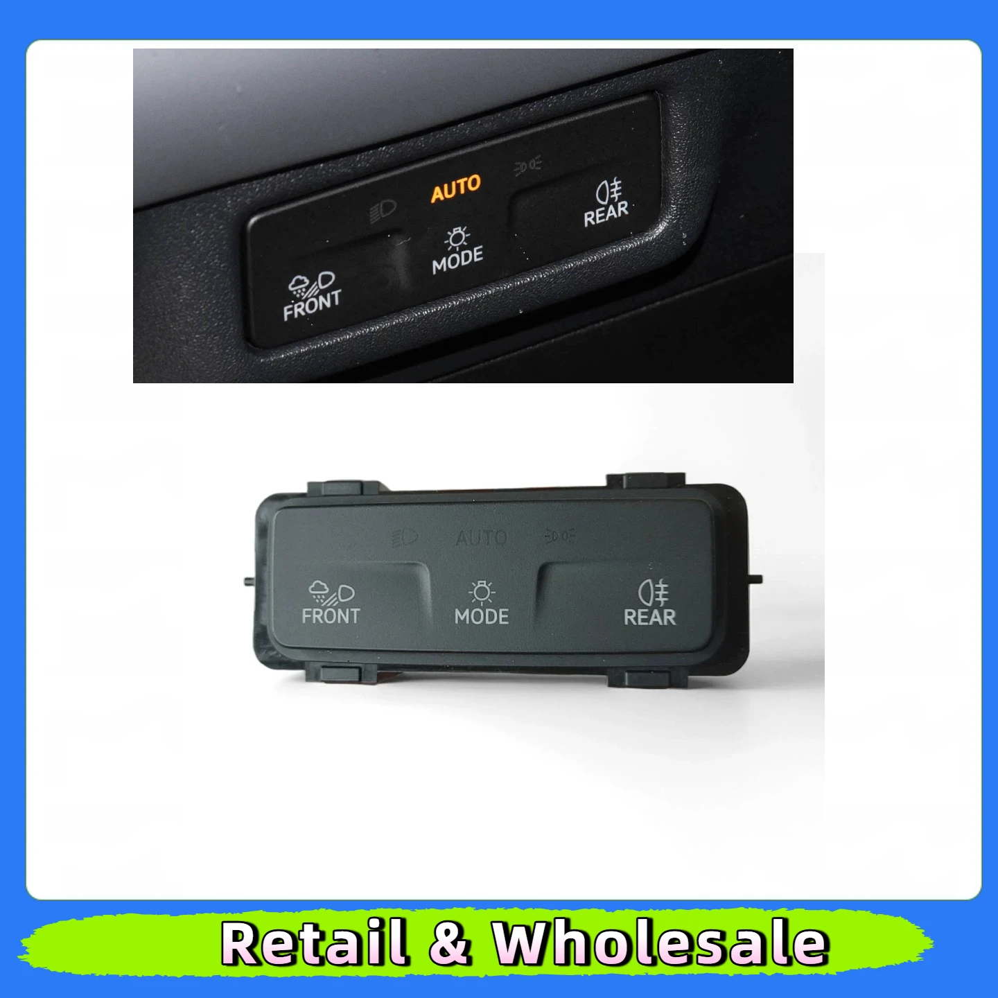 3JD941633A For V W Passat Tavascan TAYR TRO Auto Headlight Switch Front Light Switch Button 571941633A
3JD941633A For V W Passat Tavascan TAYR TRO Auto Headlight Switch Front Light Switch Button 571941633A