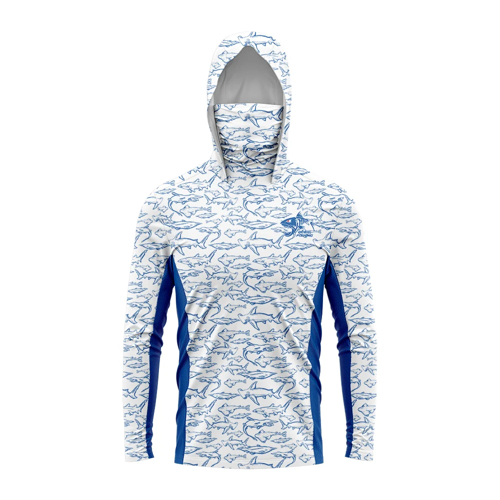 Fishing Shirt Summer Long Sleeve Shirt Quick Dry Breathable Hooded Mask Fishing Clothes Anti-UV 50+ Fishing Shirts
Fishing Shirt Summer Long Sleeve Shirt Quick Dry Breathable Hooded Mask Fishing Clothes Anti-UV 50+ Fishing Shirts