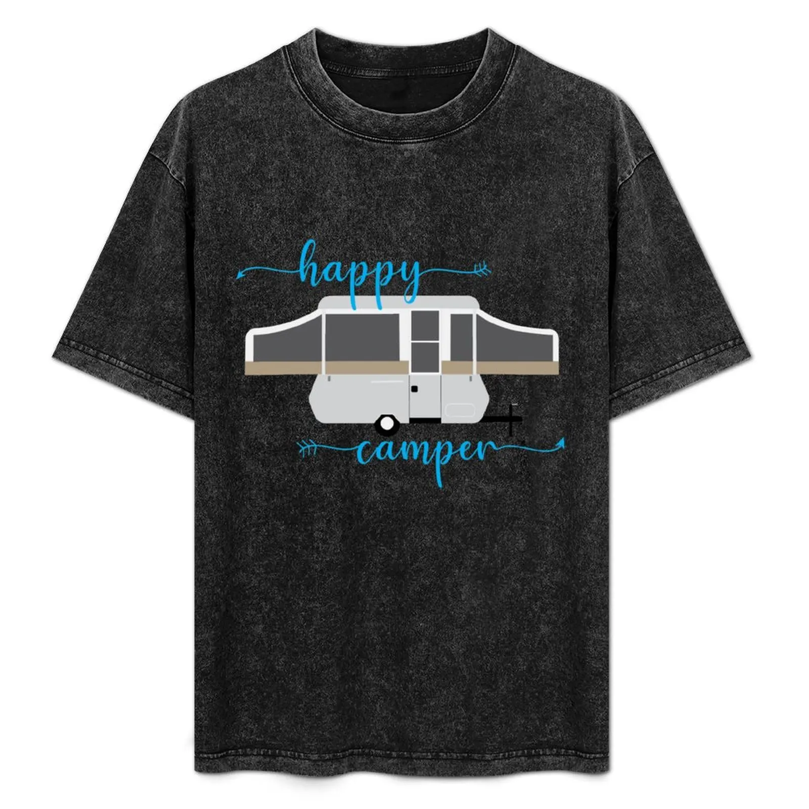 Happy Camper T-Shirt cute tops oversized t shirt graphic t shirts Men's cotton t-shirt
Happy Camper T-Shirt cute tops oversized t shirt graphic t shirts Men's cotton t-shirt
