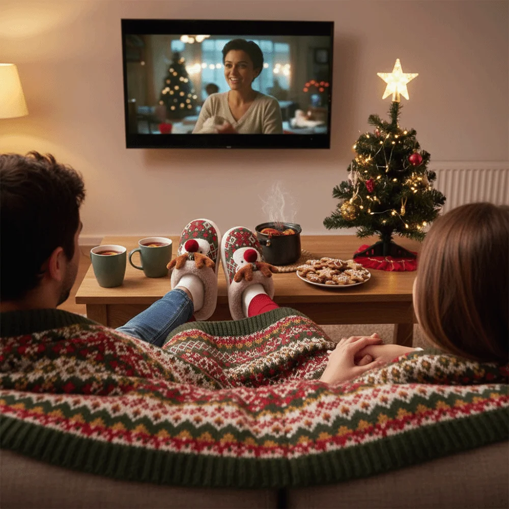 Cotton Winter Women's Christmas Slippers Non-Slip Warm & Comfortable Christmas Party House Slippers
Cotton Winter Women's Christmas Slippers Non-Slip Warm & Comfortable Christmas Party House Slippers