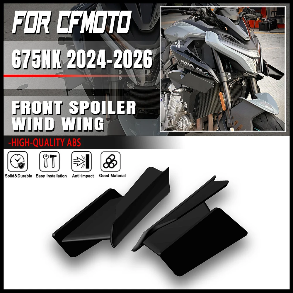For CFMOTO 675NK 2024 2025 2026 Front spoiler Lower spoiler flank 675 NK 2024-2026 Side Wing Side spoiler FRONTAL SPOILERS
For CFMOTO 675NK 2024 2025 2026 Front spoiler Lower spoiler flank 675 NK 2024-2026 Side Wing Side spoiler FRONTAL SPOILERS