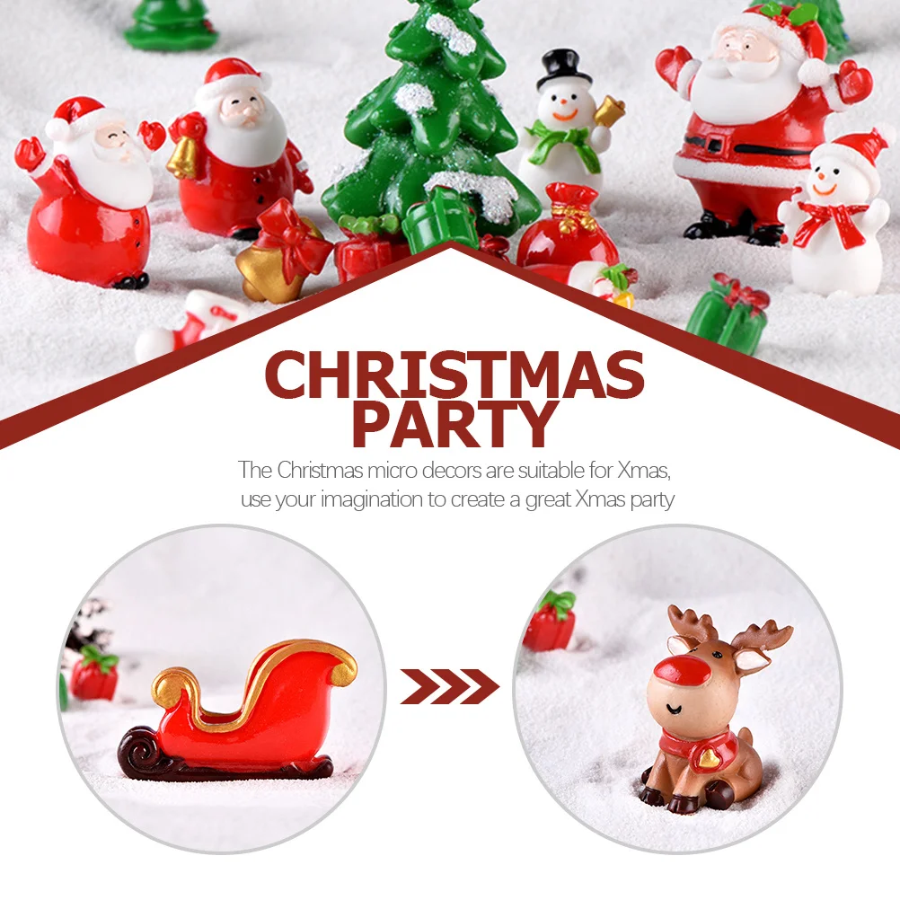 1Set Christmas Micro Landscape Ornament Resin Snowman Xmas Tree Mixed Style Miniature Xmas Tabletop Decoration
1Set Christmas Micro Landscape Ornament Resin Snowman Xmas Tree Mixed Style Miniature Xmas Tabletop Decoration