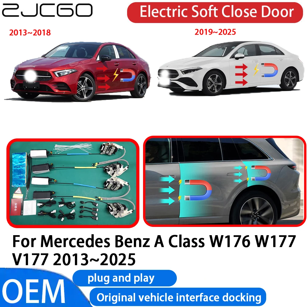 ZJCGO Mercedes Benz A Class W176 W177 V177 2013-2025 Car Automatic Electric Soft Close Door Closer System OEM Plug and Play
ZJCGO Mercedes Benz A Class W176 W177 V177 2013-2025 Car Automatic Electric Soft Close Door Closer System OEM Plug and Play