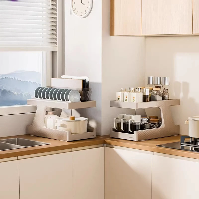 LMM countertop narrow double-layer storage rack seasoning dishes rice cooker pull-out type
LMM countertop narrow double-layer storage rack seasoning dishes rice cooker pull-out type