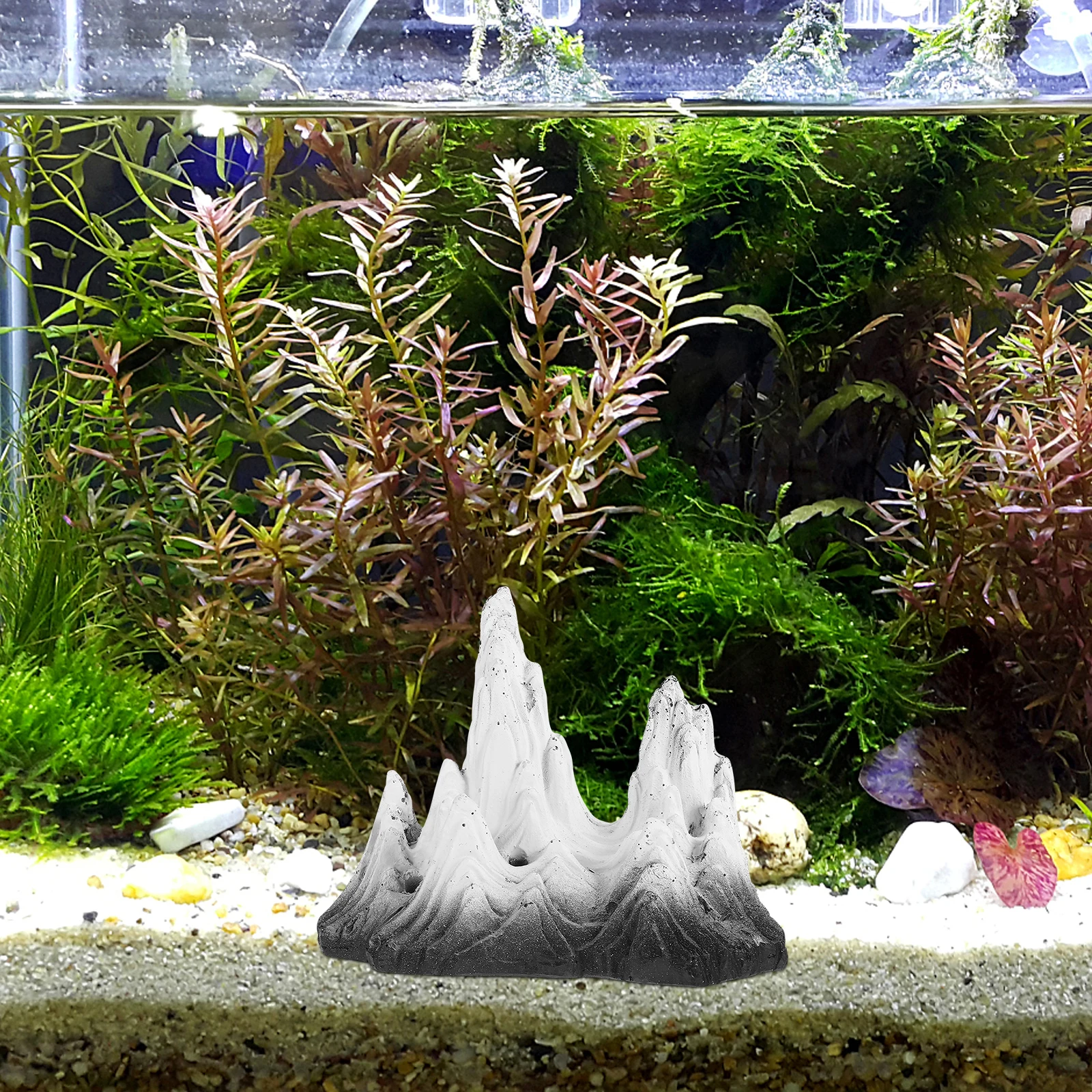 Creative Snow Mountain Ornament Resin Fish Tank Decor Aquarium Landscape Prop Natural Mountain For Reptile Tank Office Bookshelf
Creative Snow Mountain Ornament Resin Fish Tank Decor Aquarium Landscape Prop Natural Mountain For Reptile Tank Office Bookshelf