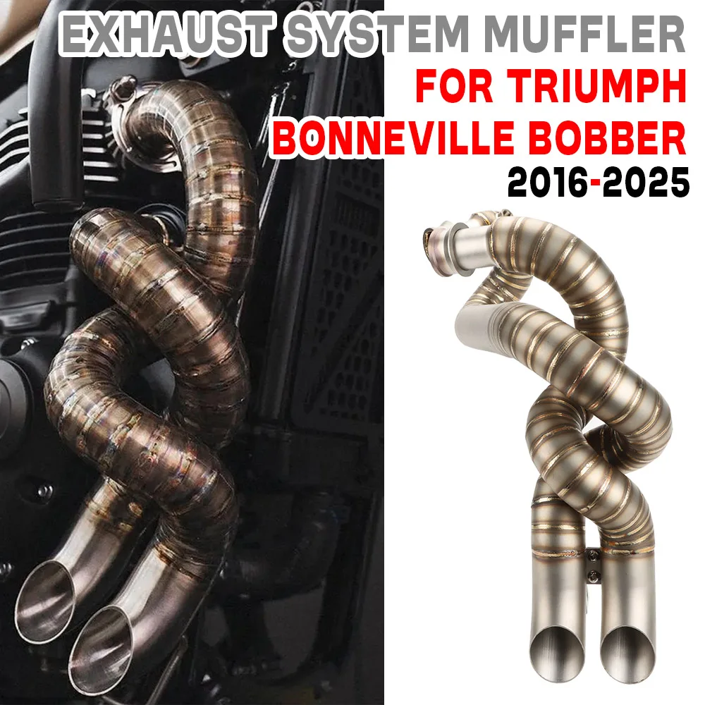 Полносекционная система выхлопной трубы мотоцикла для Triumph Bonneville Bobber 2016-2025, матовый модифицированный трубчатый глушитель из нержавеющей стали
Полносекционная система выхлопной трубы мотоцикла для Triumph Bonneville Bobber 2016-2025, матовый модифицированный трубчатый глушитель из нержавеющей стали