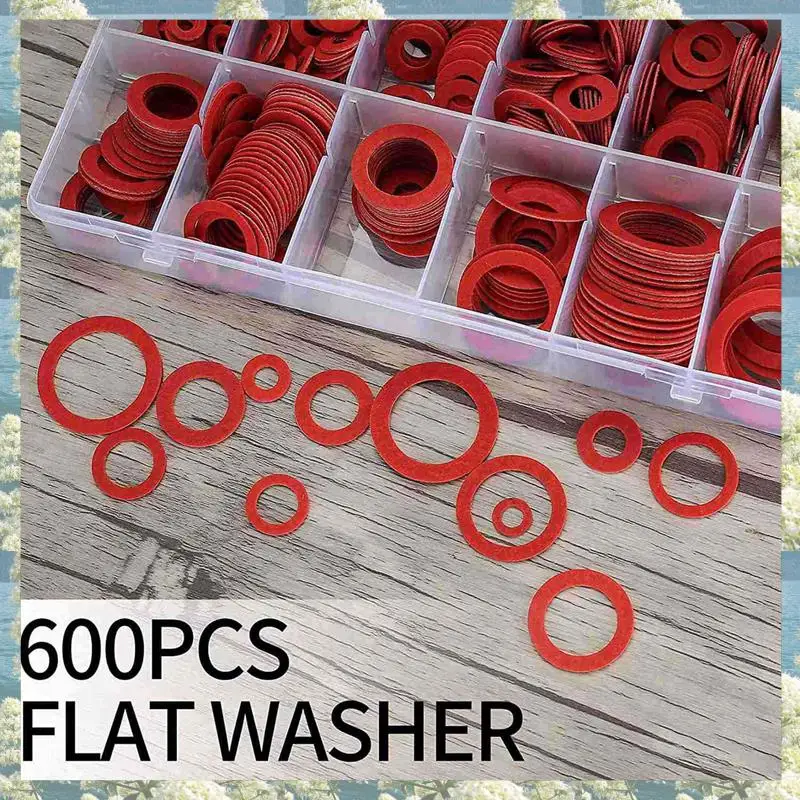Best Of 2025-1200Pcs Fibre Washer Assorted Kit 12 Size Red Steel Paper Fiber Flat Washer Kit Flat Ring Seal Assortment Kit
Best Of 2025-1200Pcs Fibre Washer Assorted Kit 12 Size Red Steel Paper Fiber Flat Washer Kit Flat Ring Seal Assortment Kit