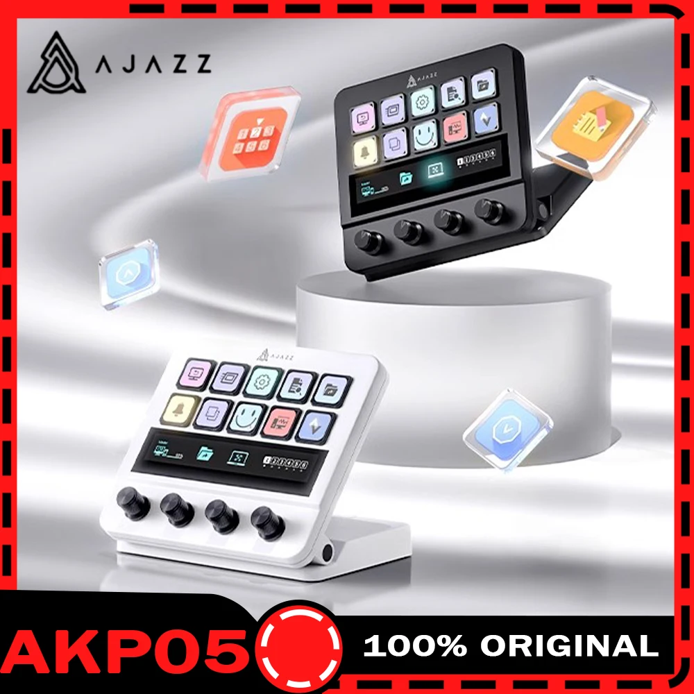 Мини-клавиатура Ajazz AKP05, проводная 10-клавишная ЖК-клавиатура с ручкой, прямая трансляция OBS Control StreamDock, индивидуальная мини-клавиатура для Mac/Win
Мини-клавиатура Ajazz AKP05, проводная 10-клавишная ЖК-клавиатура с ручкой, прямая трансляция OBS Control StreamDock, индивидуальная мини-клавиатура для Mac/Win