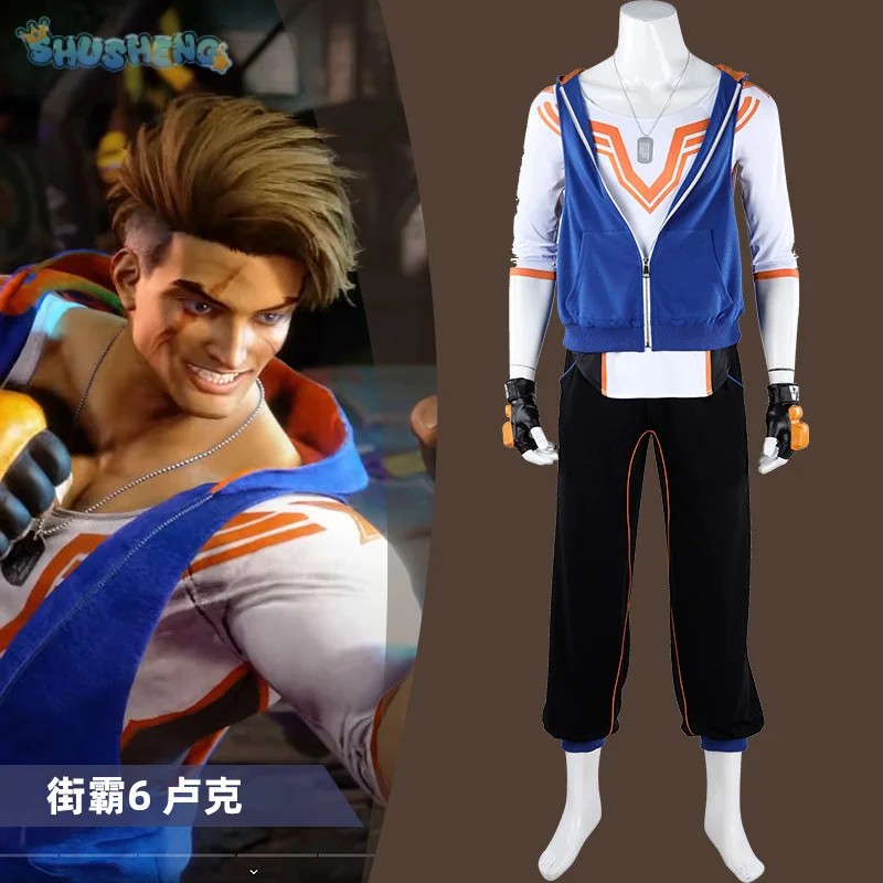 Game Street Fighter 6 Luke Cosplay Costume Coat Top Pants Props Boxing Set Halloween Party Fashion Casual New Man Luke Uniform
Game Street Fighter 6 Luke Cosplay Costume Coat Top Pants Props Boxing Set Halloween Party Fashion Casual New Man Luke Uniform