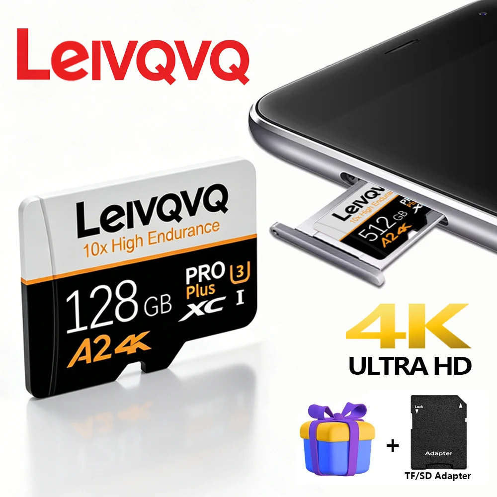 LEIVQVQ Original Micro Card SD Memory Card 512GB 256GB Micro TF SD Card 128GB Video TF Flash Card For Camera Surveillance Device
LEIVQVQ Original Micro Card SD Memory Card 512GB 256GB Micro TF SD Card 128GB Video TF Flash Card For Camera Surveillance Device